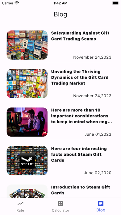 Gift card on Tbay screenshot 1