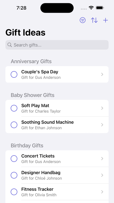 Gift Idea Tracker & Organizer screenshot 5