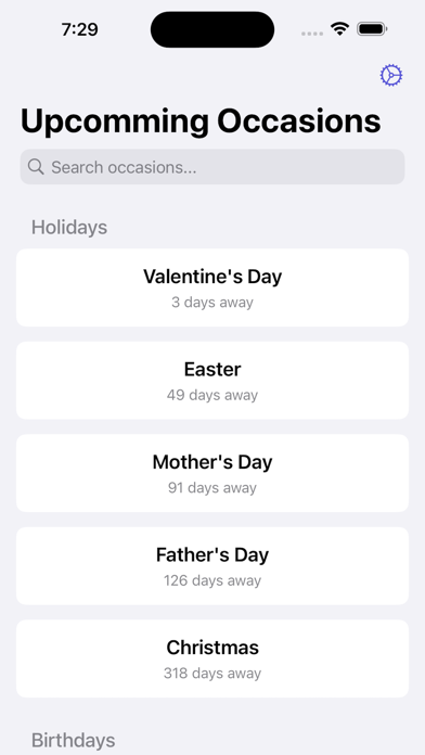 Gift Idea Tracker & Organizer screenshot 1