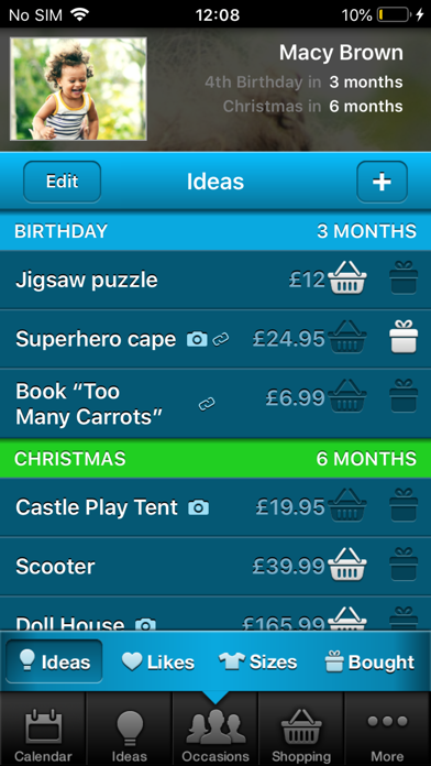 Gift Plan screenshot 1