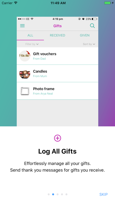 GiftLog - Gift List Manager screenshot 5
