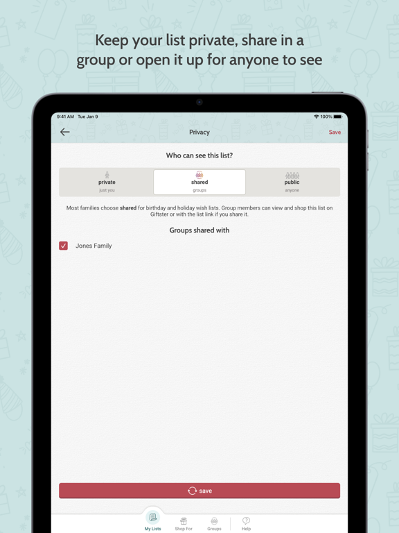 Giftster - Wish List Registry screenshot 4