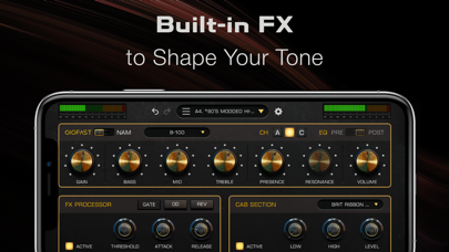 GigFast Lite: Neural Amp Suite screenshot 1