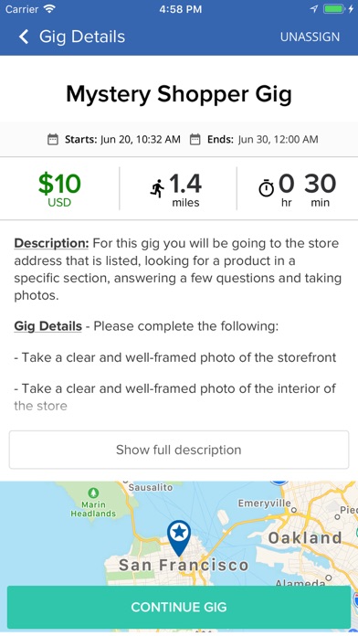 Gigwalk screenshot 3