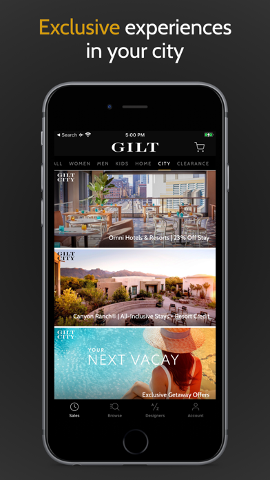 Gilt - Shop Designer Sales screenshot 3