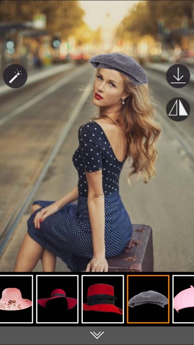 Girl Hat Photo editor - Photo Booth screenshot 2