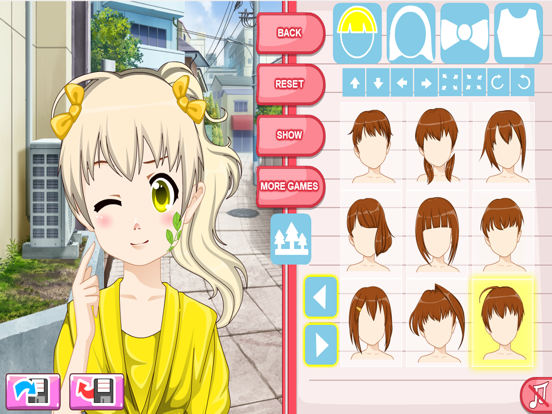 Girls Anime Avatar Creator screenshot 2