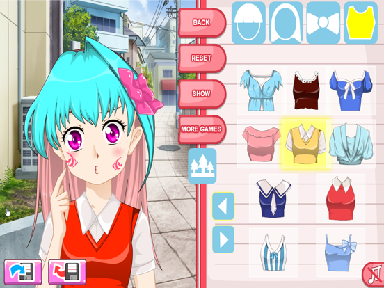 Girls Anime Avatar Creator screenshot 4