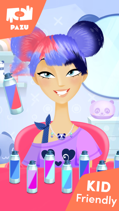 Girls Hair Salon Kids Games screenshot 3