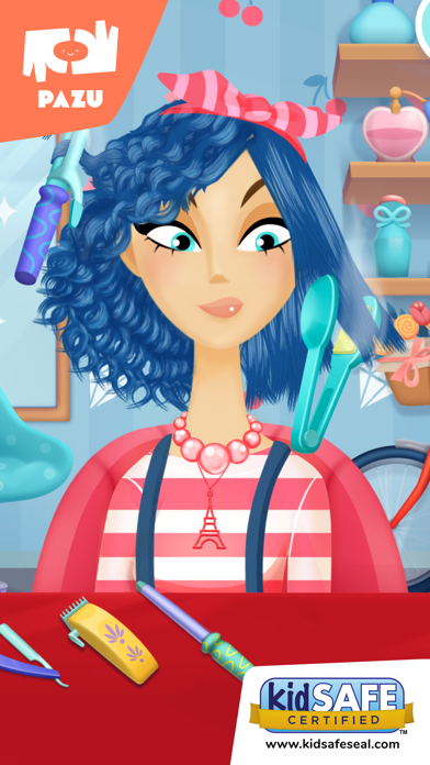 Girls Hair Salon Kids Games screenshot 1