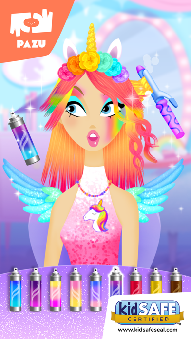 Girls Hair Salon Unicorn screenshot 1