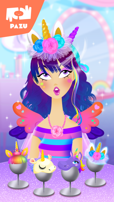 Girls Hair Salon Unicorn screenshot 2