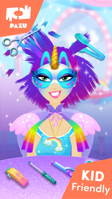 Girls Hair Salon Unicorn screenshot 4