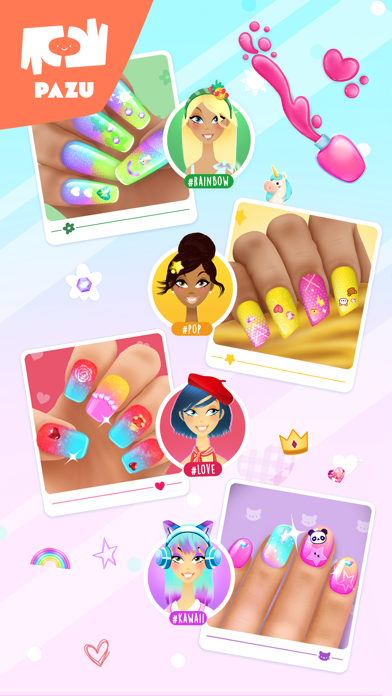 Girls Nail Salon - Kids Games screenshot 3