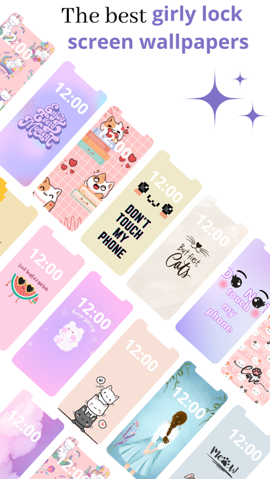 Girly Lock Screen Wallpaper screenshot 5