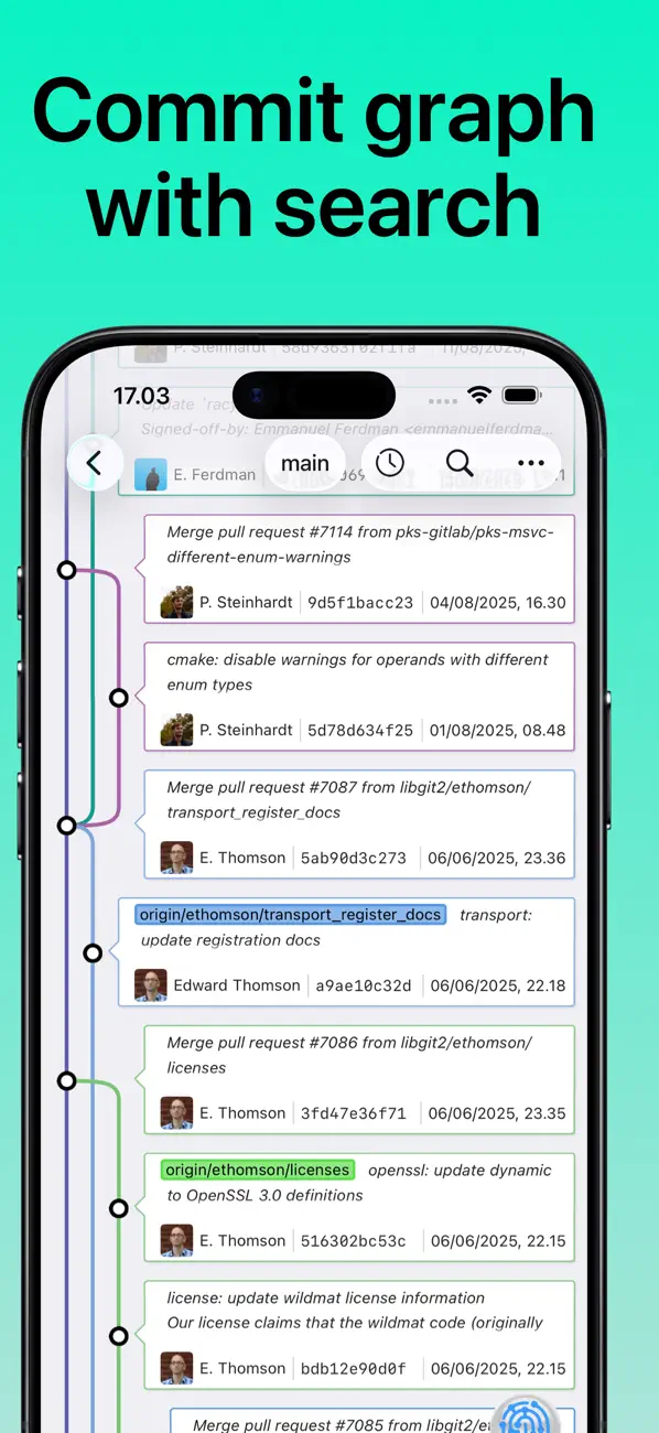 Git client - Working Copy screenshot 1