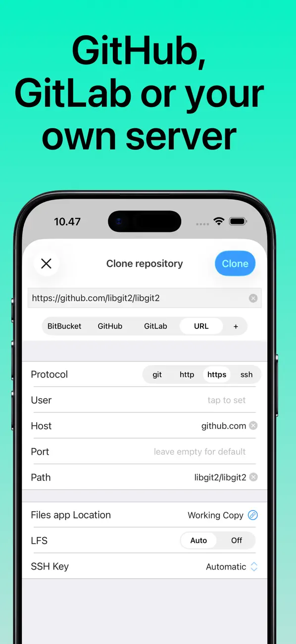 Git client - Working Copy screenshot 5