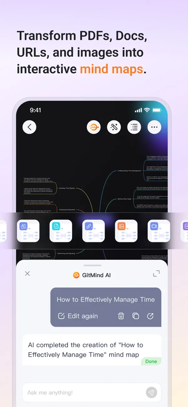 GitMind: AI Mind Map & Notes screenshot 6