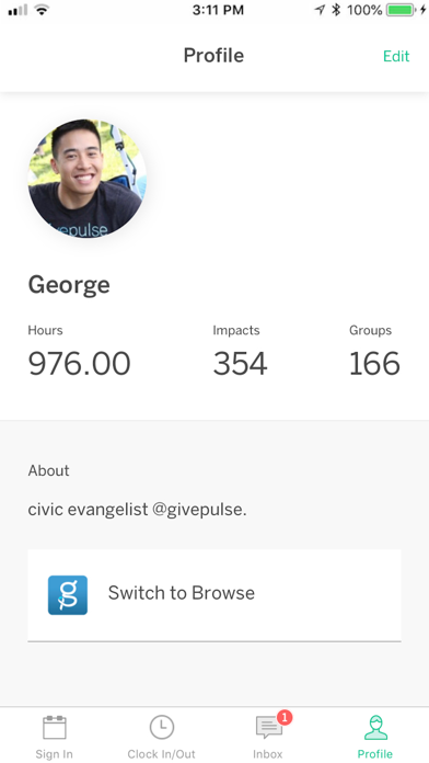 GivePulse screenshot 1