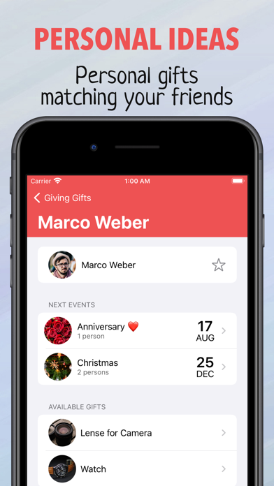 Giving Gifts - Idea Planner screenshot 4