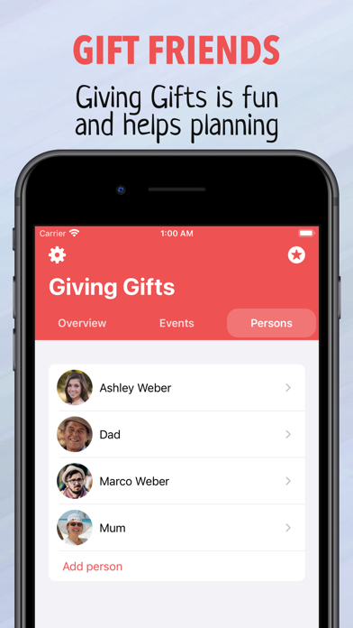 Giving Gifts - Idea Planner screenshot 2