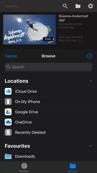 GizmoVR Lite: 360 Video & Tube screenshot 1