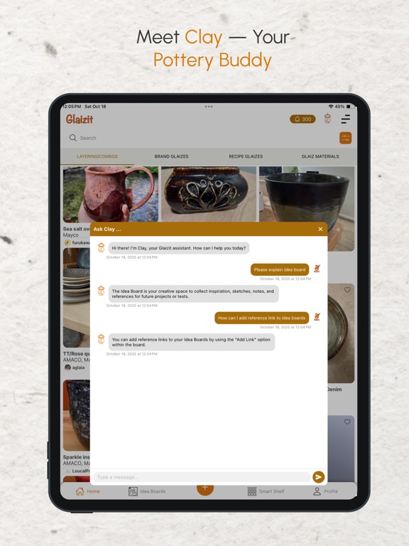 Glaizit – Smart Pottery Hub screenshot 2