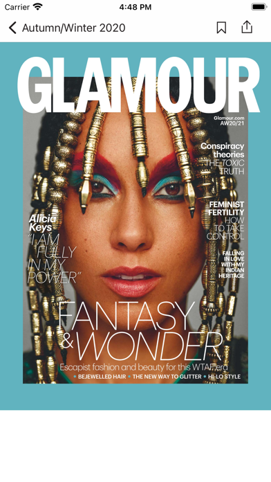 Glamour Magazine (UK) screenshot 1