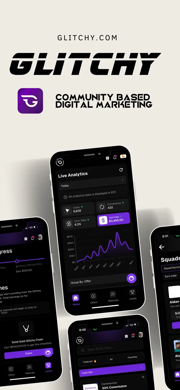 Glitchy Digital Marketing screenshot 5