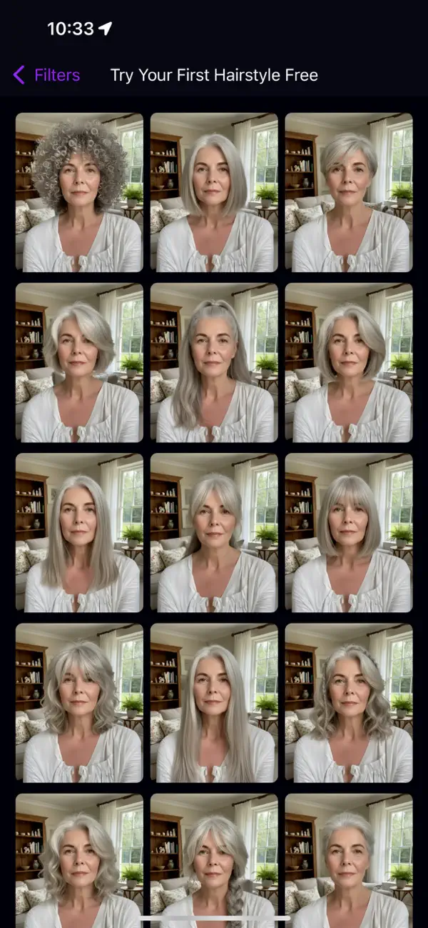 Glitz - Ai Hair Cut Try On screenshot 2