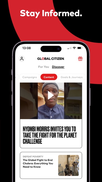 Global Citizen: Take Action screenshot 3