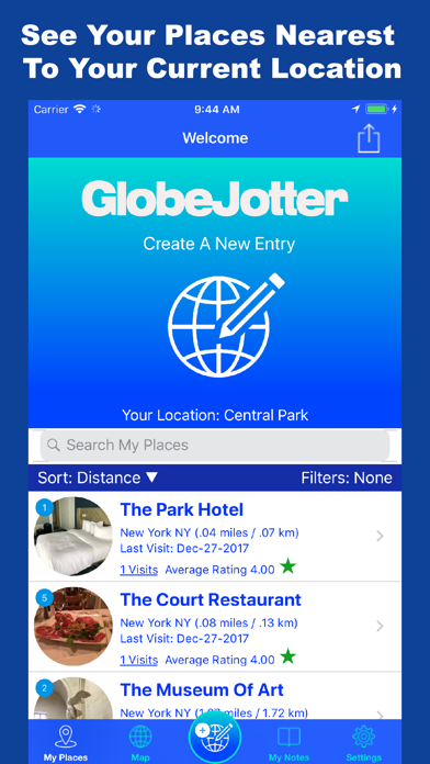 GlobeJotter screenshot 5