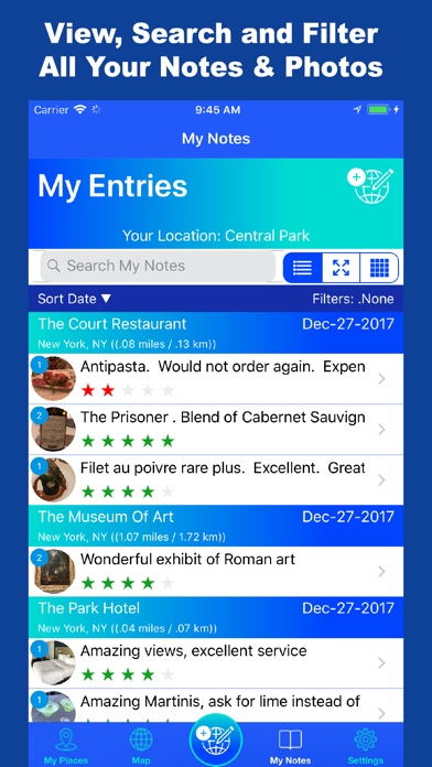 GlobeJotter screenshot 1