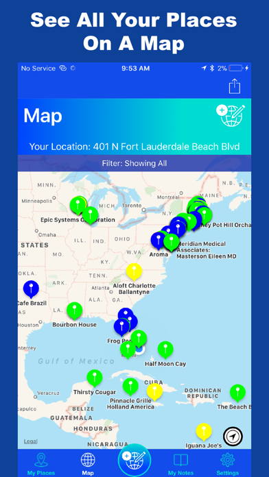 GlobeJotter screenshot 2