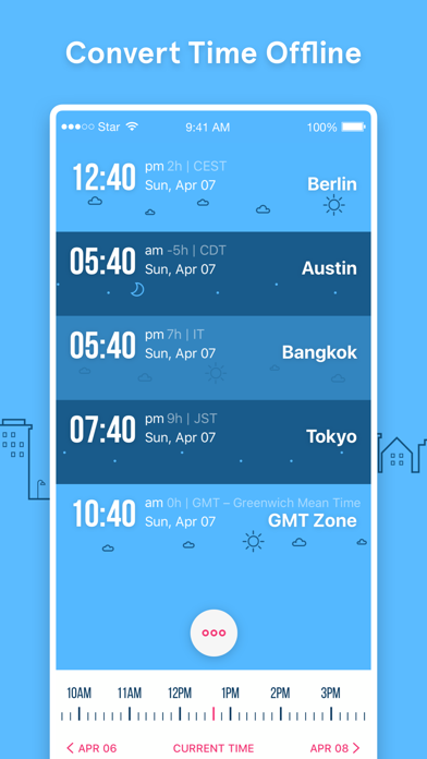 GlobeTempus Convert Time Zone screenshot 3