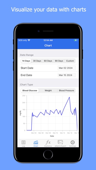GLog : Glucose Logbook screenshot 4