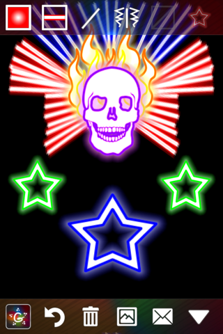 Glow Draw Magic FREE screenshot 1