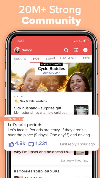 Glow Eve Period Tracker screenshot 4