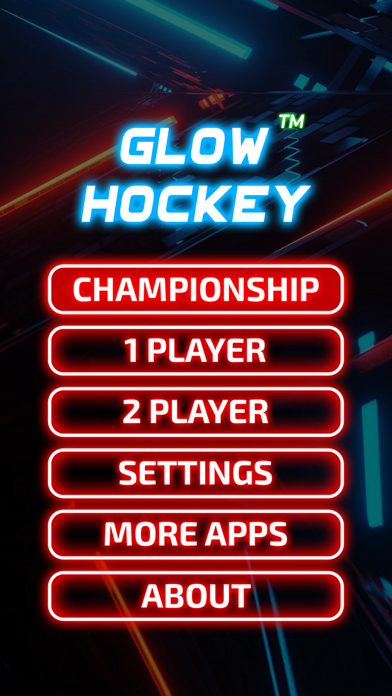 Glow Hockey Neon Challenge screenshot 5