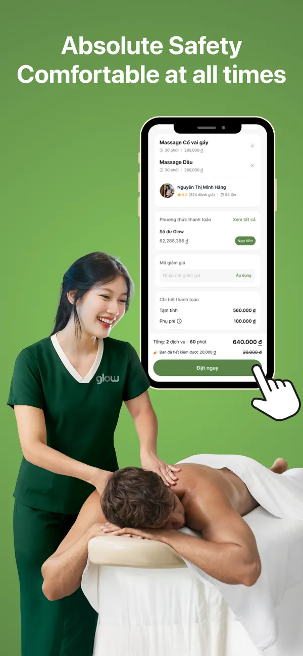 Glow - Massage & Spa 24/7 screenshot 1