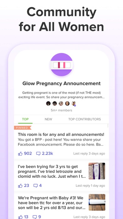 Glow Ovulation & Period App screenshot 2
