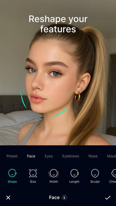GlowUp - Photo Editor screenshot 1