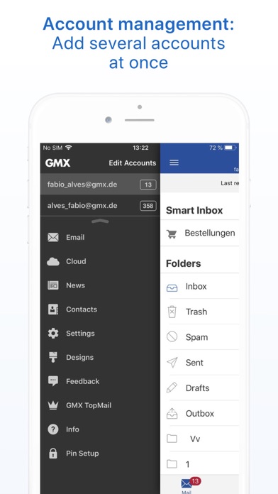 GMX - Mail & Cloud screenshot 1