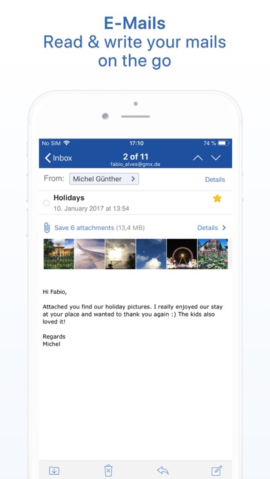GMX - Mail & Cloud screenshot 4