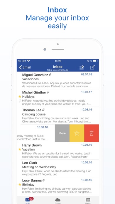 GMX - Mail & Cloud screenshot 3