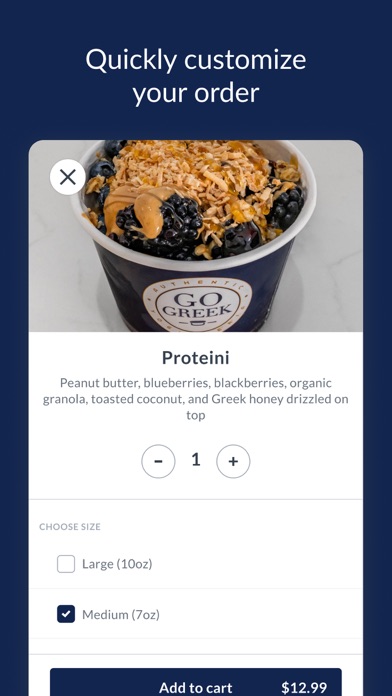 Go Greek Yogurt screenshot 3