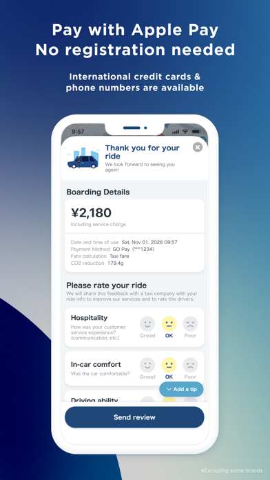 GO / Taxi app for Japan screenshot 2
