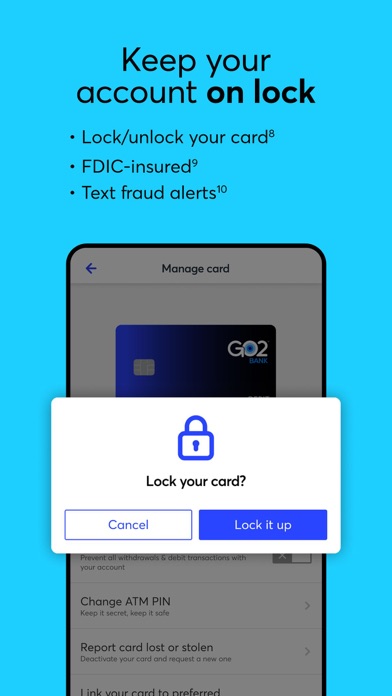 GO2bank: Mobile banking screenshot 1