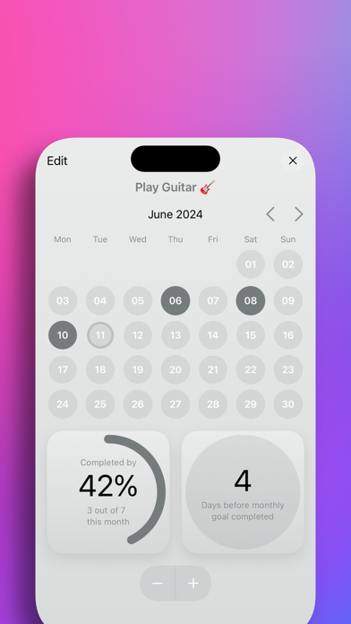Goal: Habits & Tasks screenshot 2