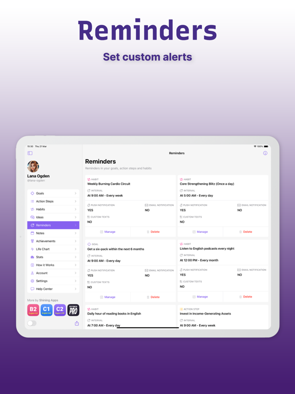 Goal Planner PRO screenshot 4